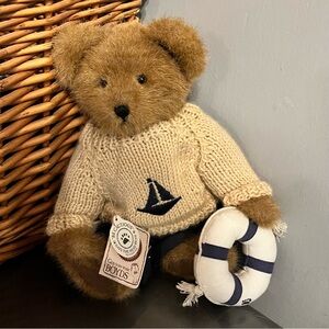 Rare Rowen Yachtley Boyds Bears Sailor 10” Plush with Buoy and Tags